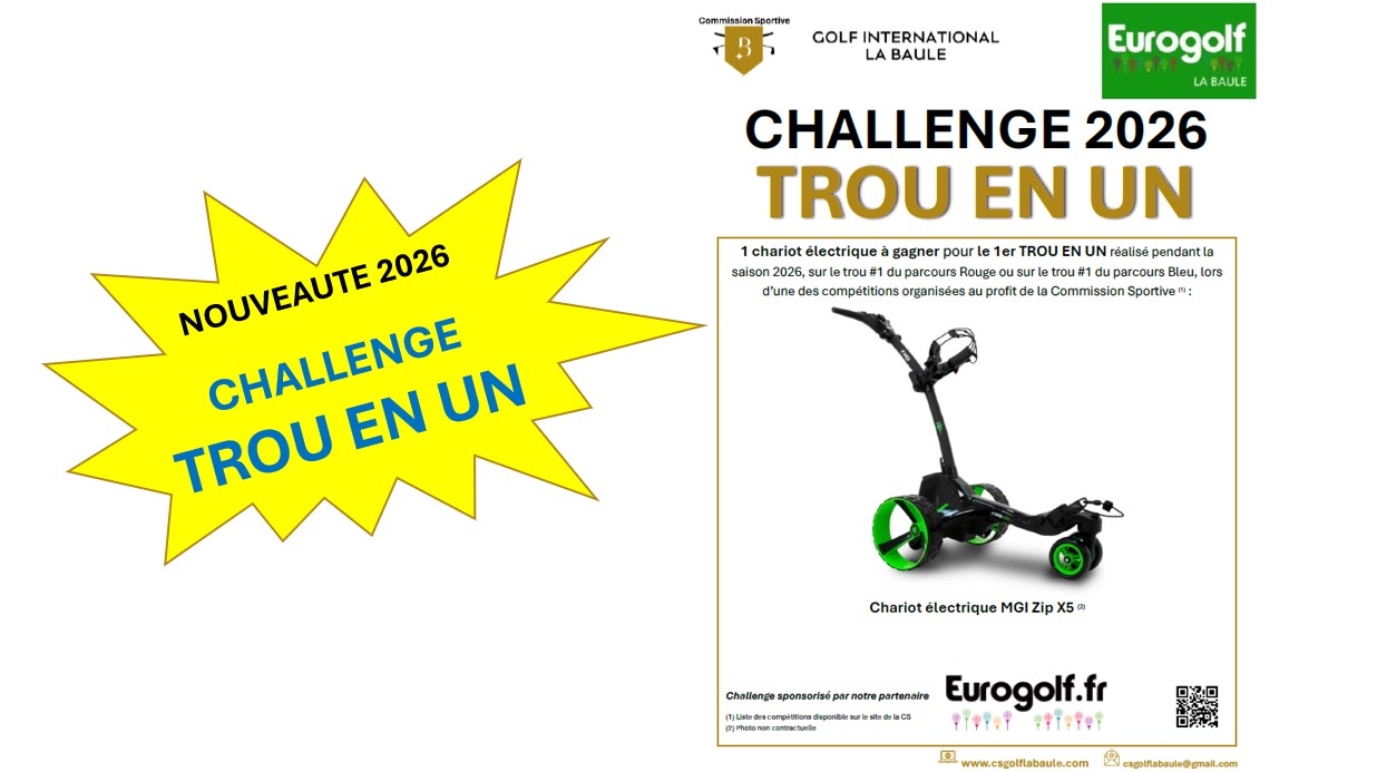 CHALLENGE TROU EN UN