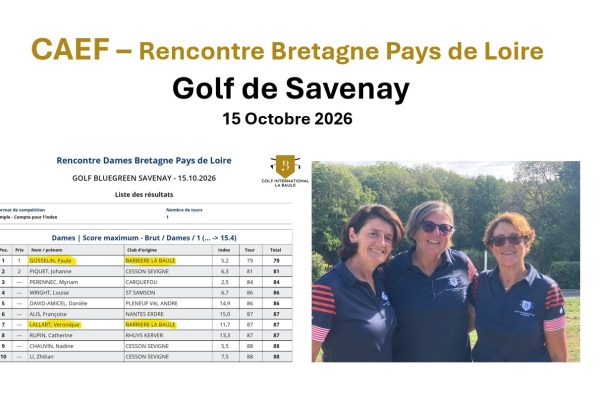 CAEF RENCONTRE BZH PDL 2026